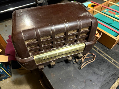 Vintage brown bakelite - vintage, cabinet